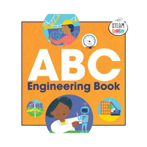 ABC Engineering Book - (Steam Baby for Infants and Toddlers) by Natoshia Anderson (Paperback)