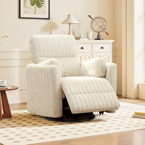 Charlton Home® 40" W Power Swivel and Rocker Recliner & Reviews | Wayfair