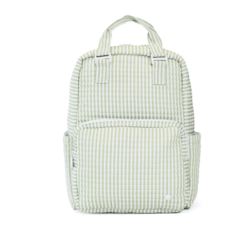 TRVL Pimlico Sage Stripe Quilted All you Need Bag