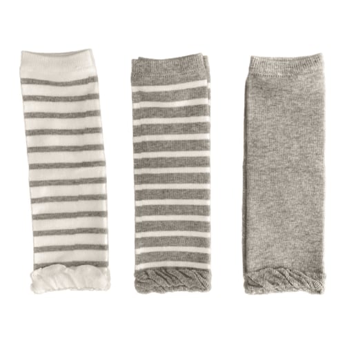 3 Pack Baby Toddler Leg Warmer Soft 100% Cotton Infants Leg Warmer Keep Warm Kids leg Support For 6-36M
