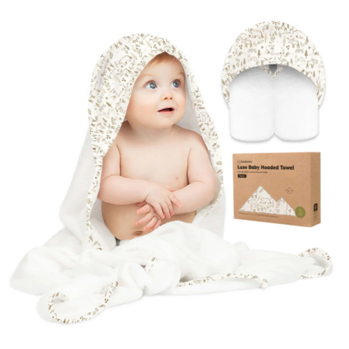 Luxe Baby Hooded Towel - Wildwood