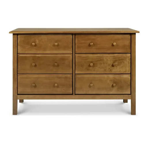 Jayden 6 Drawer Double Dresser - Chestnut