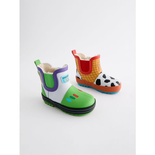 Ochre Yellow Toy Story Warm Lined Ankle Wellies
