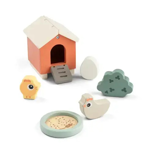 Done by Deer Tiny Farm Play Set Clucky
