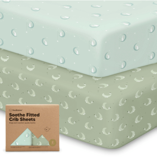 Soothe Fitted Crib Sheet - Lunaris