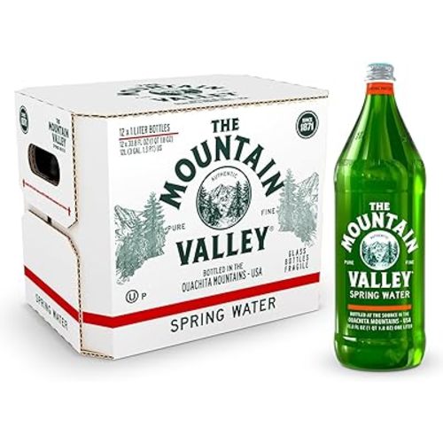 Mountain Valley Water Spring Water 12 Pack, 1 LT