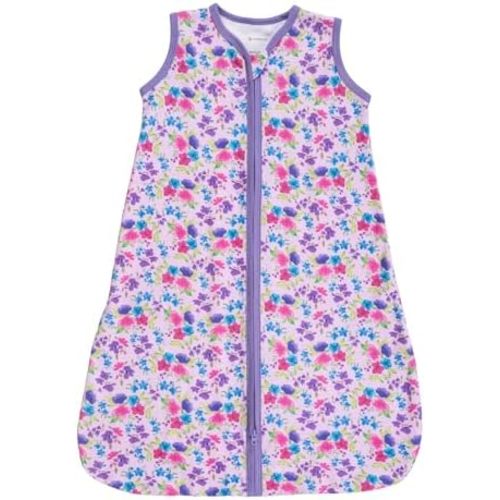 LollyBanks Sleep Sack, 100% Cotton Neutral Baby Sacks, 0.5 TOG Sleep Sacks Lightweight with 2-Way Zipper