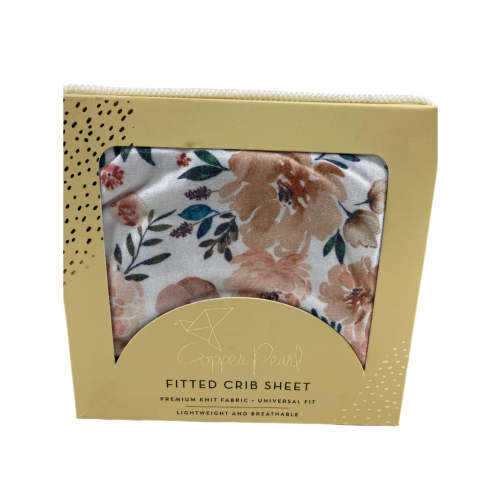 Copper Pearl Premium Knit Fitted Crib Sheet, Autumn