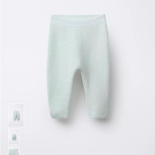 PEARL KNIT PANTS - Aquamarine | ZARA United States