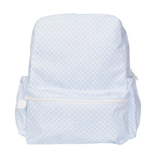 The Backpack in Blue Gingham
