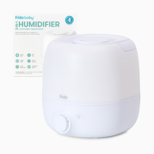 Frida Baby 3-in-1 Humidifier, Diffuser & Nightlight 2.0 - White