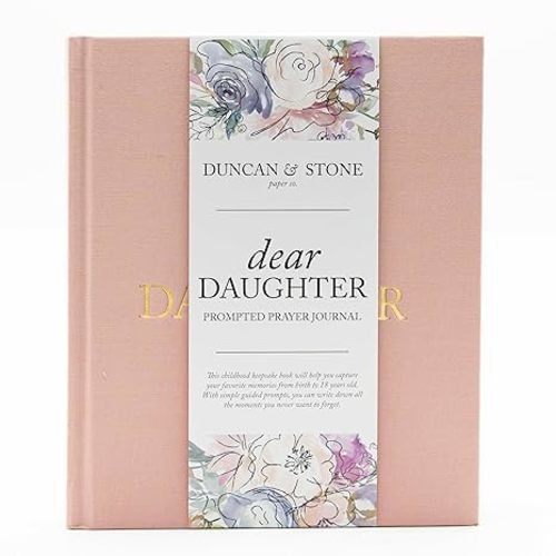 Mother Daughter Journal – Durable Dear Daughter Journal Keepsake – Linen Baby Memory Book - Unique Gifts for Daughter (Pink, 230 Pages)