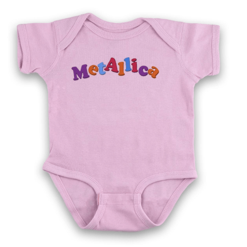 Magnets Logo Pink Onesie | Metallica.com