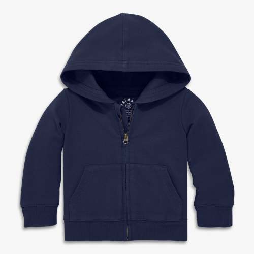 Baby zip hoodie - Navy / 0-3