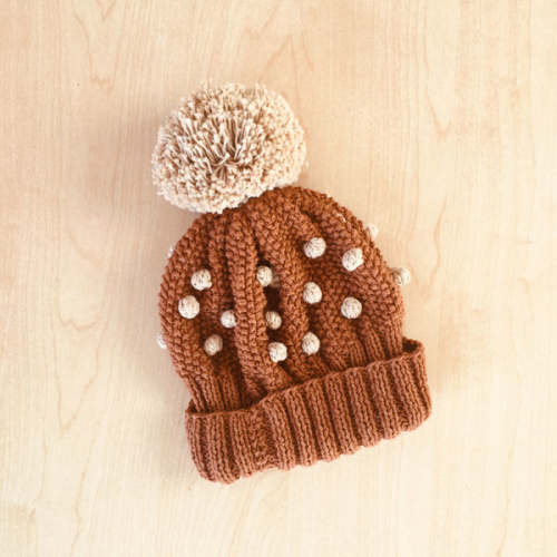 Popcorn Knit Hat - JuneBee Baby Artisan Clothing