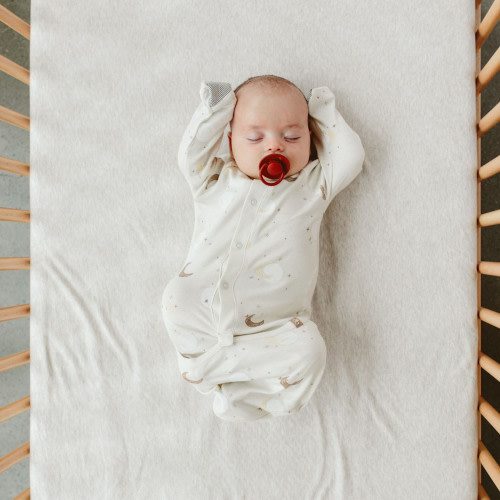 Goumi Kids 24hr Convertible Sleeper Baby Gown - Luna, Newborn