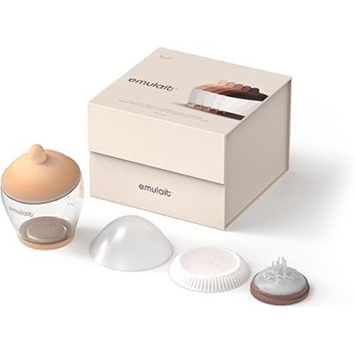 Emulait Classic Baby Bottle - Light - Shape 3- Responsive Flow Valve