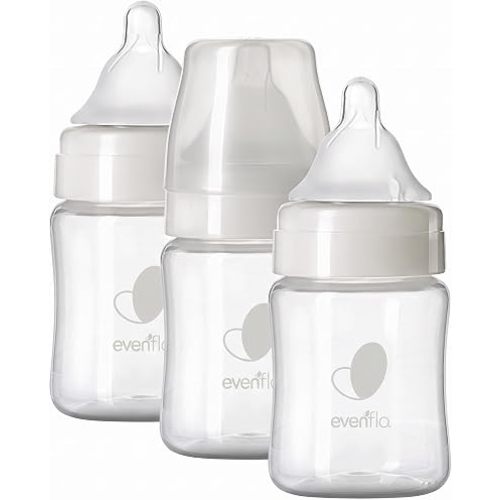 Evenflo Feeding Balance Plus Wide Neck Baby Bottle | Proflo Venting Technology | For Newborn and Infant | BPA Free | 5 Ounce, Pack of 18