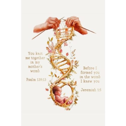 Christian Canvas Psalm 139:13 You Knit Me Together In My Mother's Womb - LuvinGift