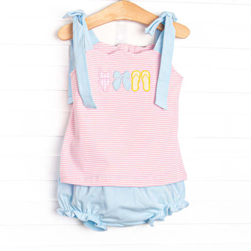 Suit Yourself Applique Diaper Set, Pink – Stitchy Fish
