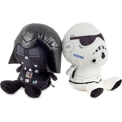 Hallmark Better Together Star Wars Magnetic Plush Toy (Darth Vader and Storm Trooper) 5" Stuffed Toys, Gifts for Kids and Fans