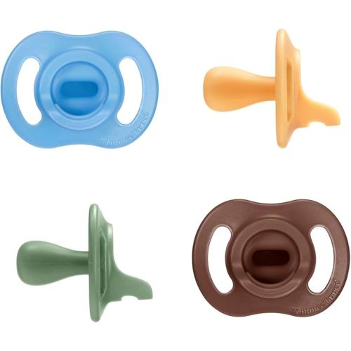 Tommee Tippee Ultra-Light StayPut Pacifier, One-Piece Silicone Design, 18-36m, 4 Pack