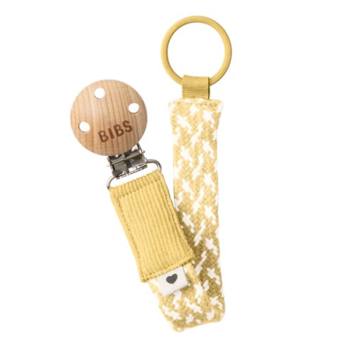 Pacifier Clip - Pale Butter/Ivory – Bibsworld store US