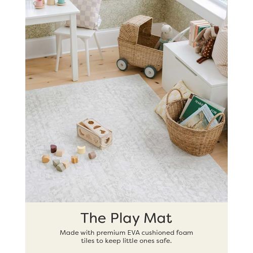 Amazon.com : House of Noa Baby Play Mat – 4x6 Sandstone Luna – Set of 6 Tiles – Cushioned EVA Foam Play Mat for Floor, Soft Interlocking Baby Crawling Mats for Hard Floors : Baby
