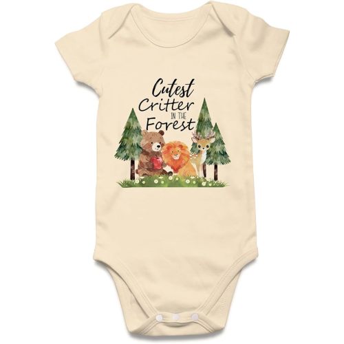 Loveternal Neutral Baby Girls Boys Cotton Romper Cute Saying Newborn Clothes 0-12 Months