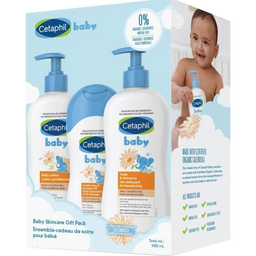 Cetaphil Baby Skin Care Gift Pack Baby Skincare Essentials | Clicking Health