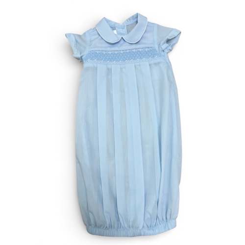Baby Blessings- Elliot Light Blue Gown