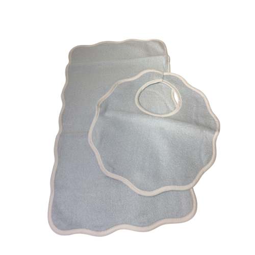 Bib & Burp Blue Terry