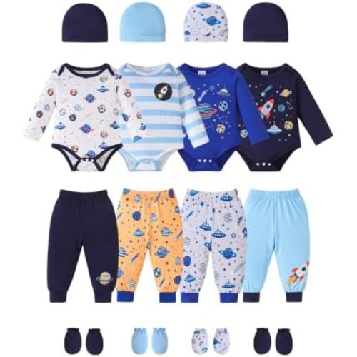 Baby Boy Girl Clothes Preemie Newborn Must Have Infant Essentials Outfits 20 Piece Clothing 0-18 Months