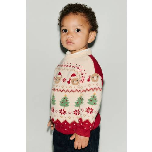 JACQUARD-KNIT SWEATER