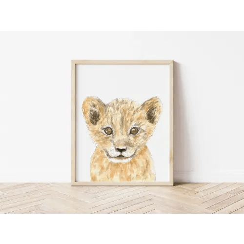 Lion Art Print — WLDFLWR Studio