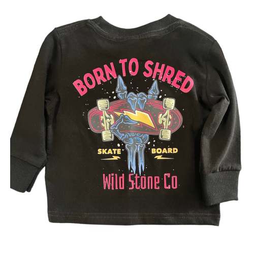 Born To Shred Long Sleeve Tee – Wild Stone Co
