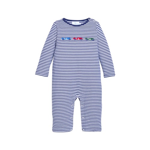 Applique Romper - Race Cars
