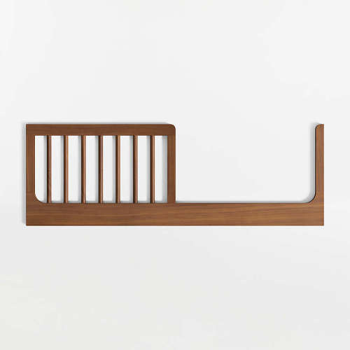 Emery Walnut Wood Toddler Bed Rail