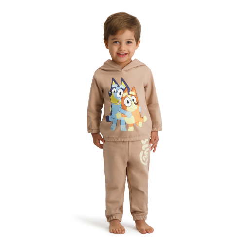 Bluey Baby Boy 2 Piece Fleece Jogger Set, Sizes 0-24 Months