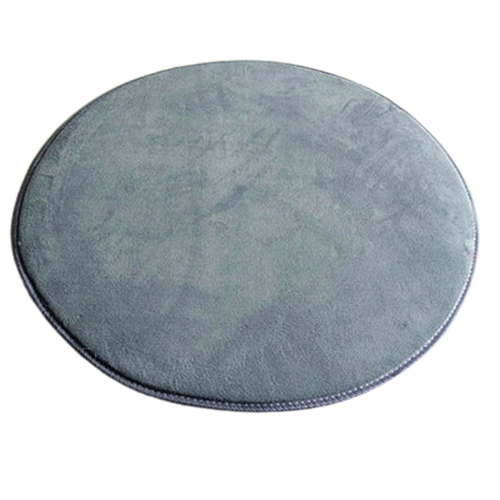 Yaoyar Round Coral Velvet Memory Foam Rug Ultra-Soft Plush Modern Circle Area Rug for Nursery Room, Non-Slip Home Floor Mat