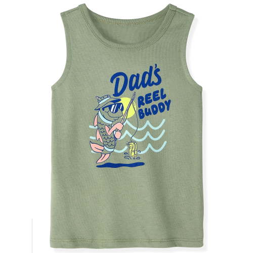 Garanimals Newborn, Baby & Toddler Boy Cotton Graphic Tank Top, Sizes 0-6T