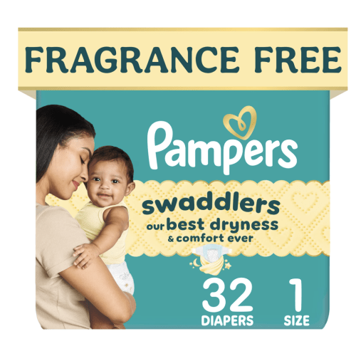Pampers Swaddlers Size 1 - 32 pack