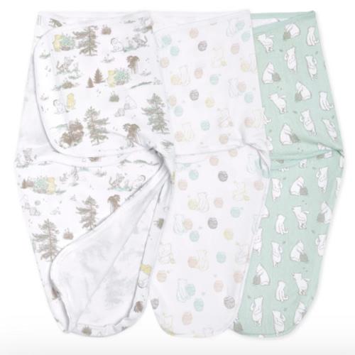 aden + anais Winnie The Pooh Cotton Easy Swaddle 0-3M