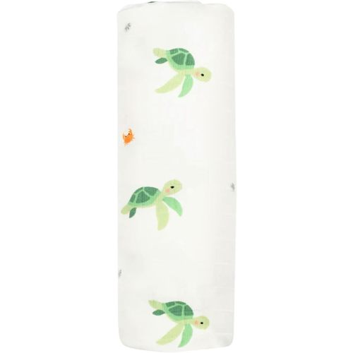 Muslin Baby Swaddle (Turtle)