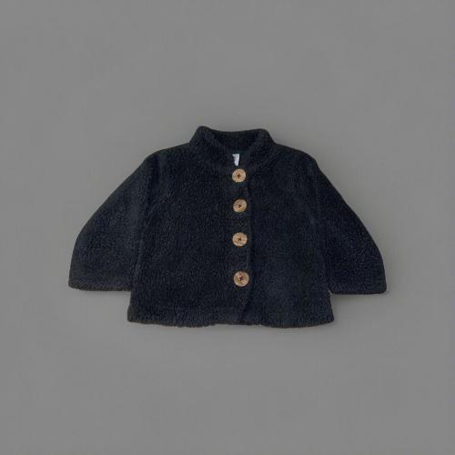 Introducing the Chick Pea Boys Black Fleece Button...
