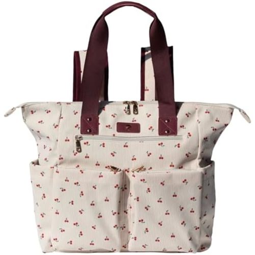 ESVAN Diaper Tote Bag Totepack Backpack 2 in 1 for Women Multifunctional Large Capacity with Insulated Pockets Travel