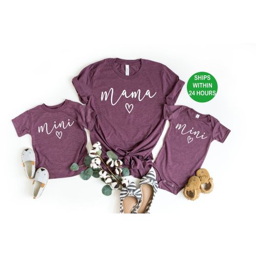 Mothers day shirt, Mama Mini Shirt, Matching mothers day shirt, Matching Family shirts, Matching Mommy and Me Shirts, Mothers day gift shirt