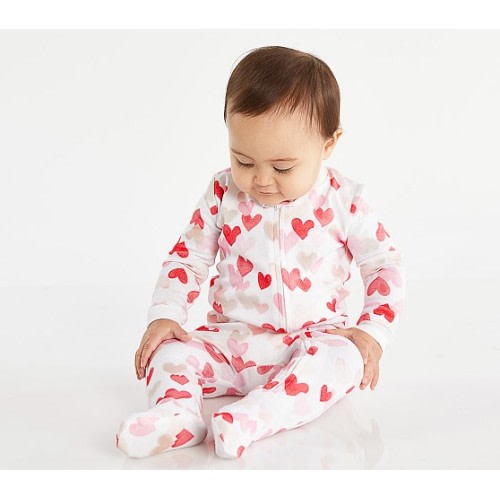 Hearts Nursery Pajama - 12-18 Months