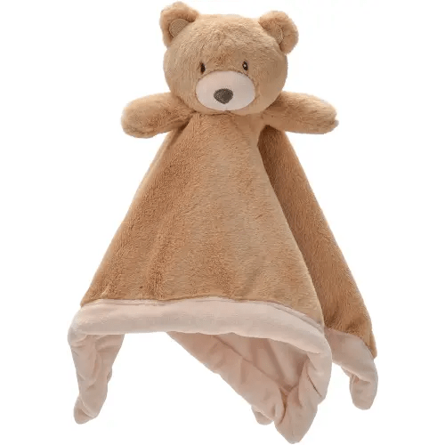 Baby Bear Security Blanket, Soft Loveys for Babies, Lovey for Newborn Boys and Girls, Gender Neutral Security Blanket with Stuffed Animal, Baby Snuggle Toy