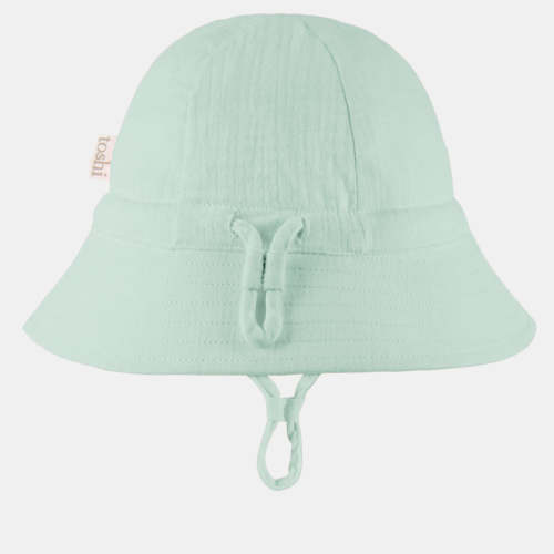 Baby Bell Hat | Green Solid | UPF 50+ | Toshi